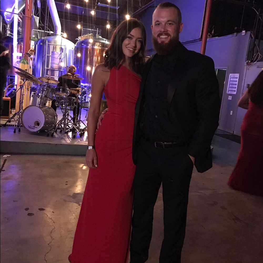 One shoulder Evening Gown